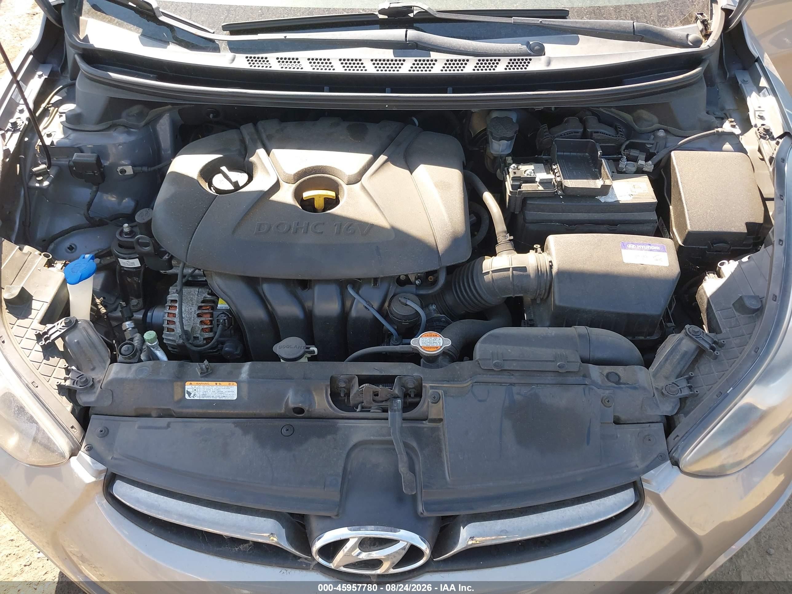 2012 Hyundai Elantra Limited (ulsan Plant) Silver vin: KMHDH4AE8CU190120