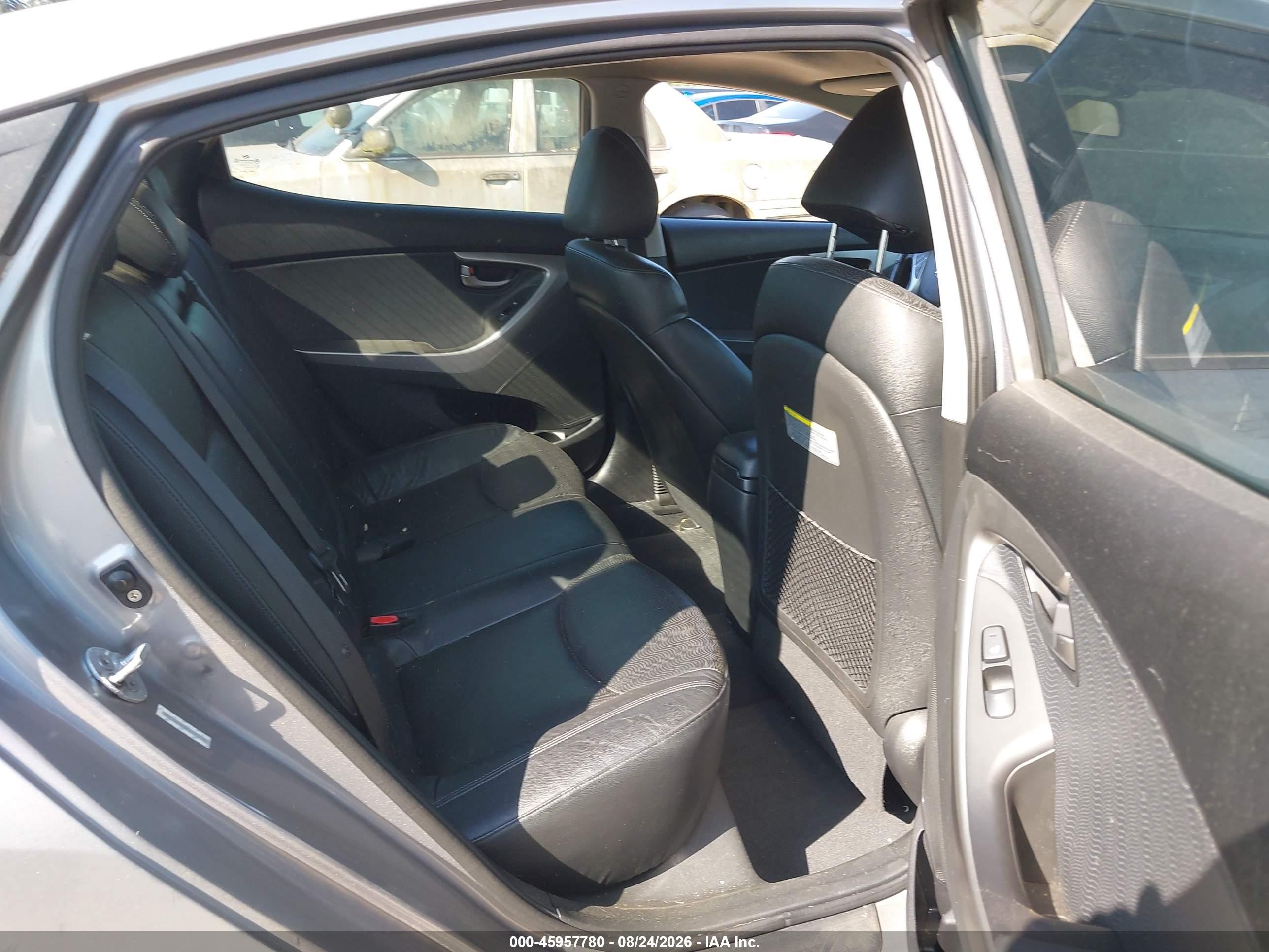 2012 Hyundai Elantra Limited (ulsan Plant) Silver vin: KMHDH4AE8CU190120