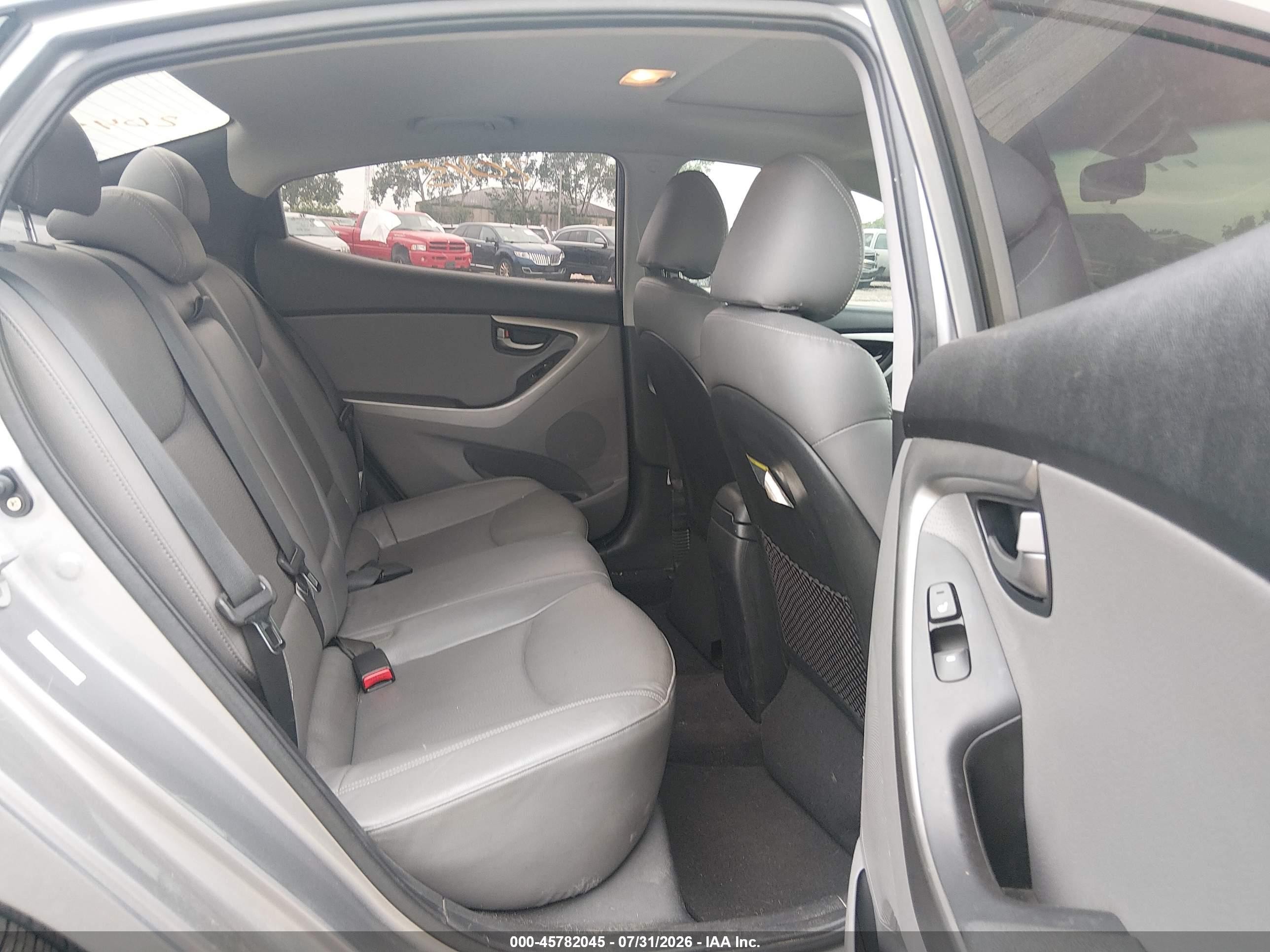 2012 Hyundai Elantra Limited (ulsan Plant) Gray vin: KMHDH4AE8CU193499