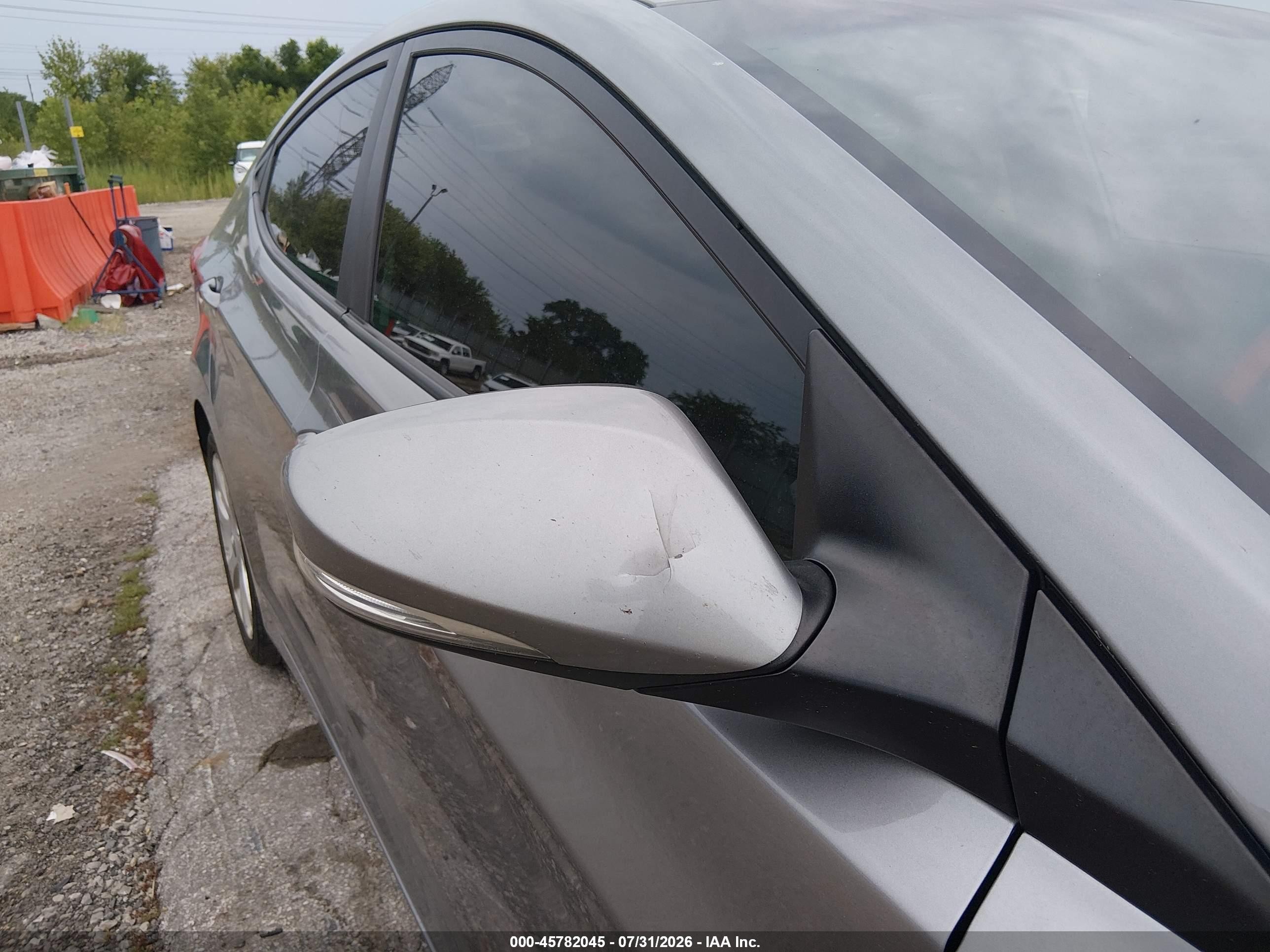 2012 Hyundai Elantra Limited (ulsan Plant) Gray vin: KMHDH4AE8CU193499