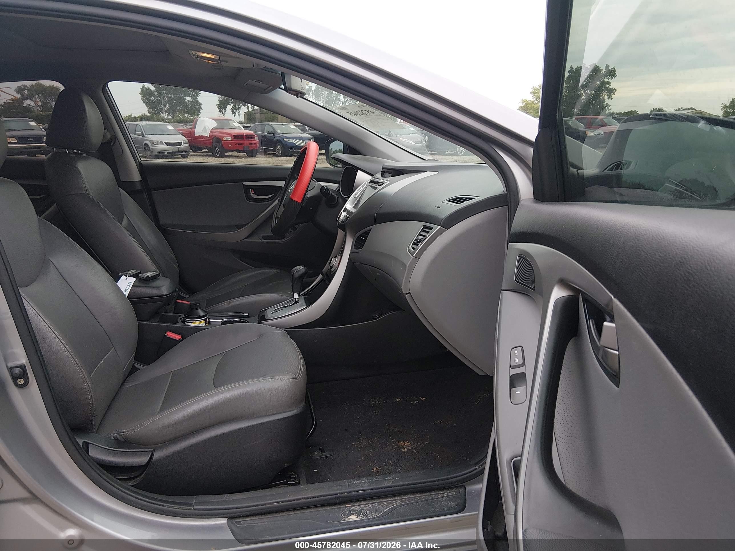2012 Hyundai Elantra Limited (ulsan Plant) Gray vin: KMHDH4AE8CU193499