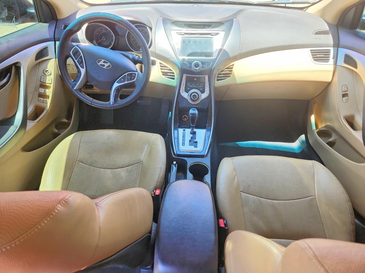 2012 Hyundai Elantra Limited Бордовый vin: KMHDH4AE8CU206137