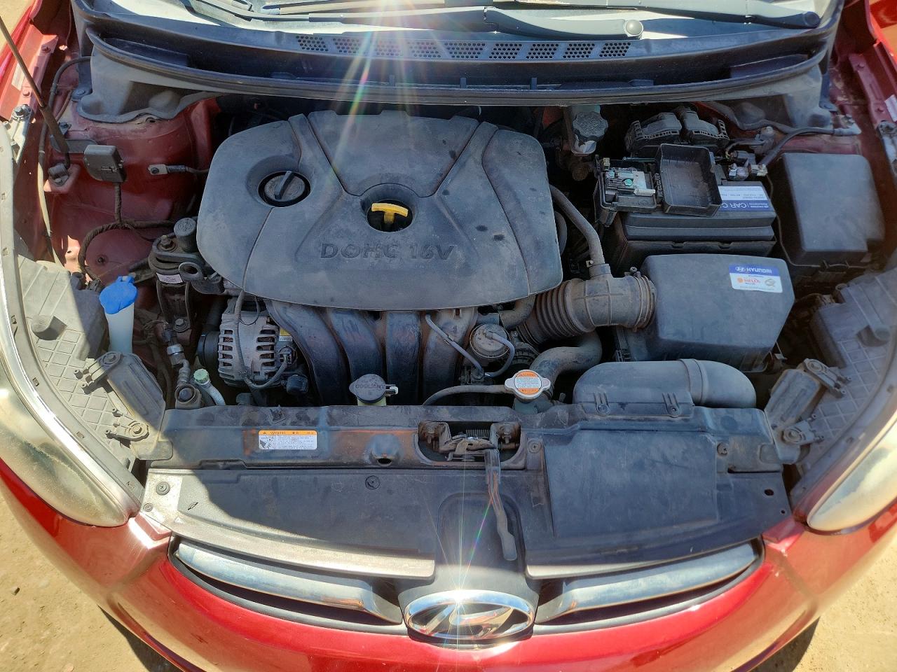 2012 Hyundai Elantra Limited Бордовый vin: KMHDH4AE8CU206137