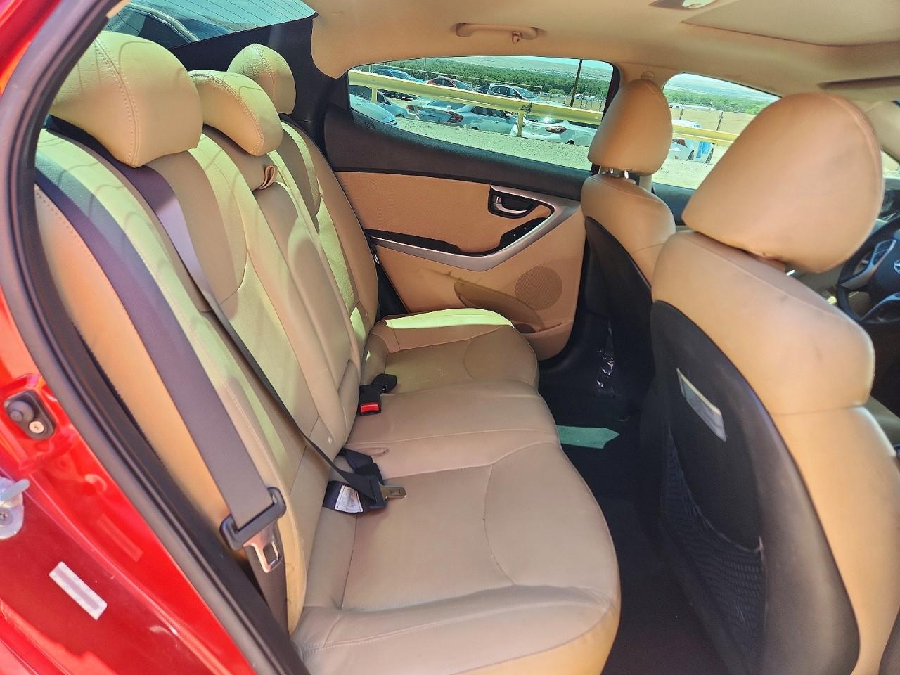 2012 Hyundai Elantra Limited Бордовый vin: KMHDH4AE8CU206137