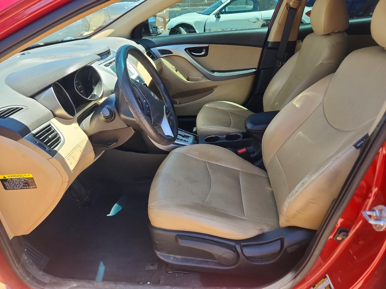 2012 Hyundai Elantra Limited Бордовый vin: KMHDH4AE8CU206137