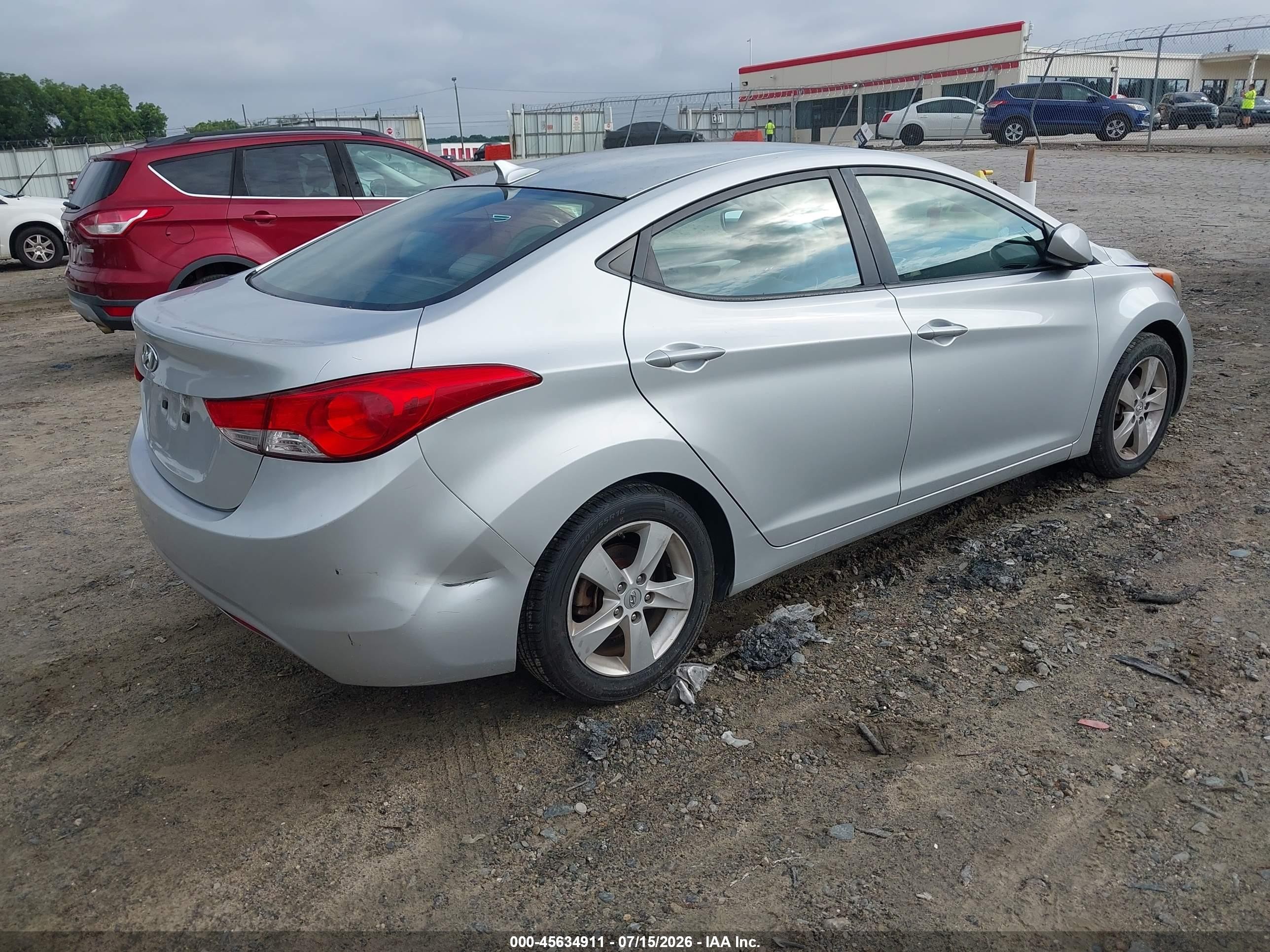 2012 Hyundai Elantra Gls (ulsan Plant) Silver vin: KMHDH4AE8CU208082