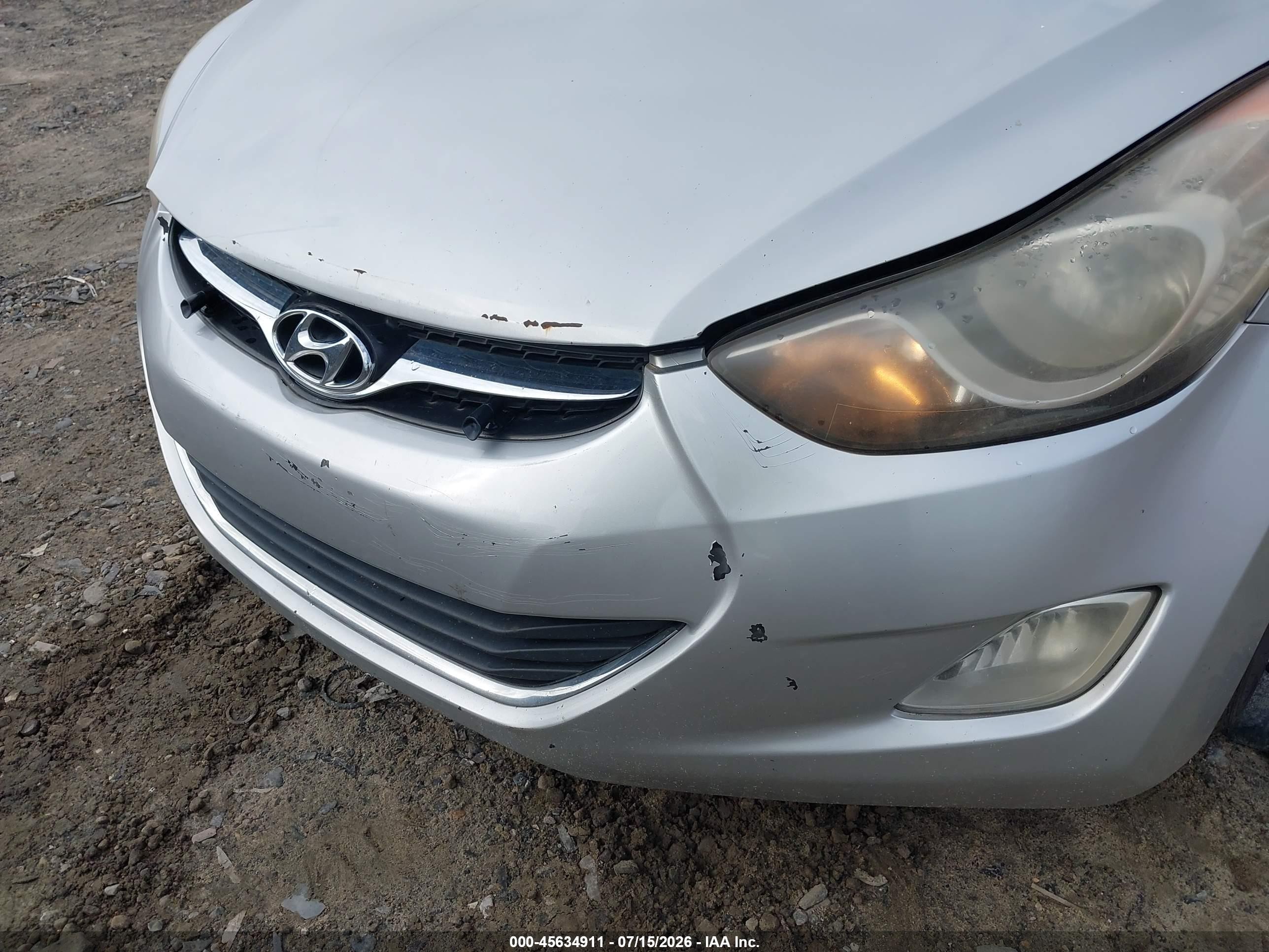 2012 Hyundai Elantra Gls (ulsan Plant) Silver vin: KMHDH4AE8CU208082