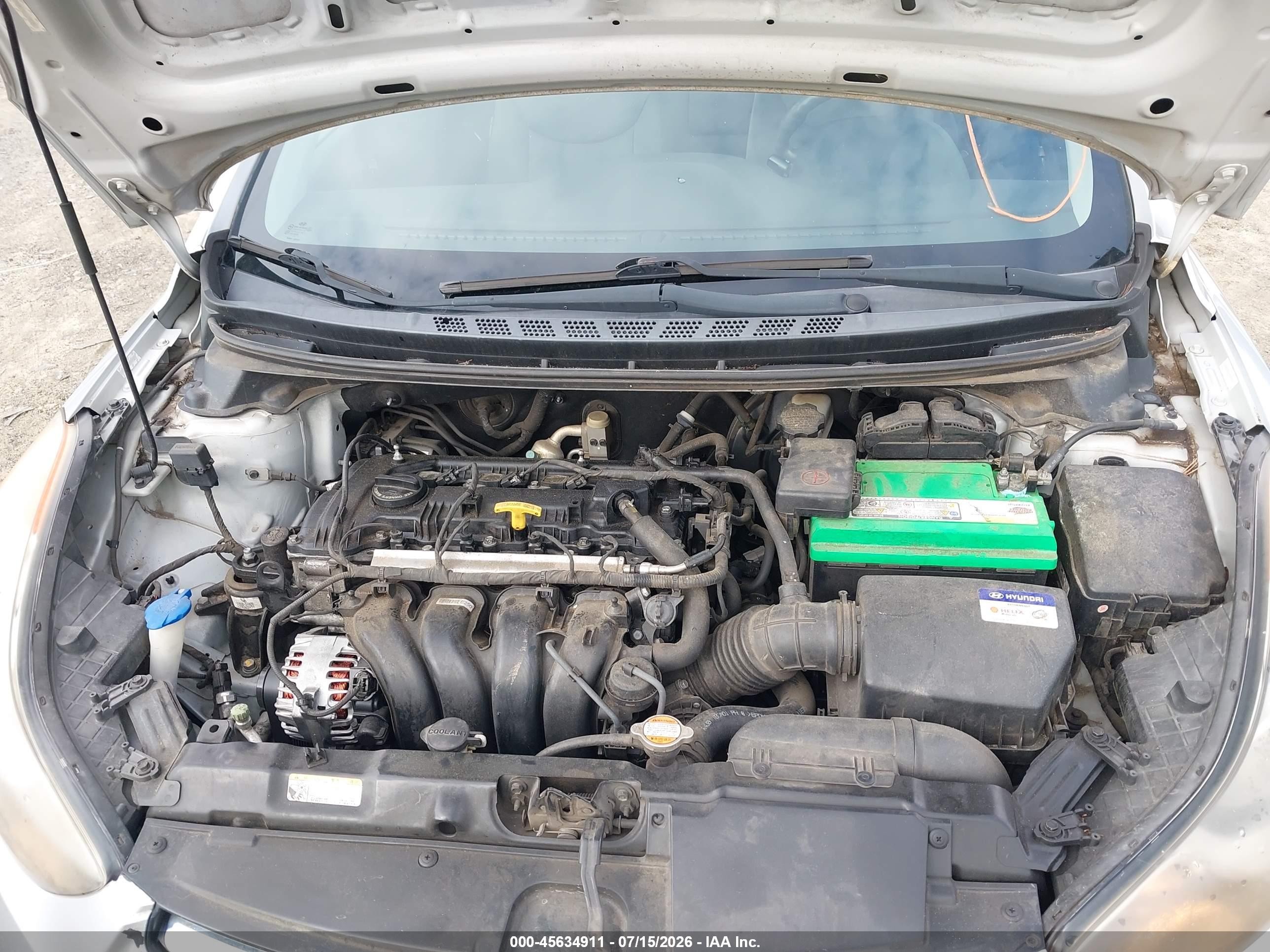 2012 Hyundai Elantra Gls (ulsan Plant) Silver vin: KMHDH4AE8CU208082