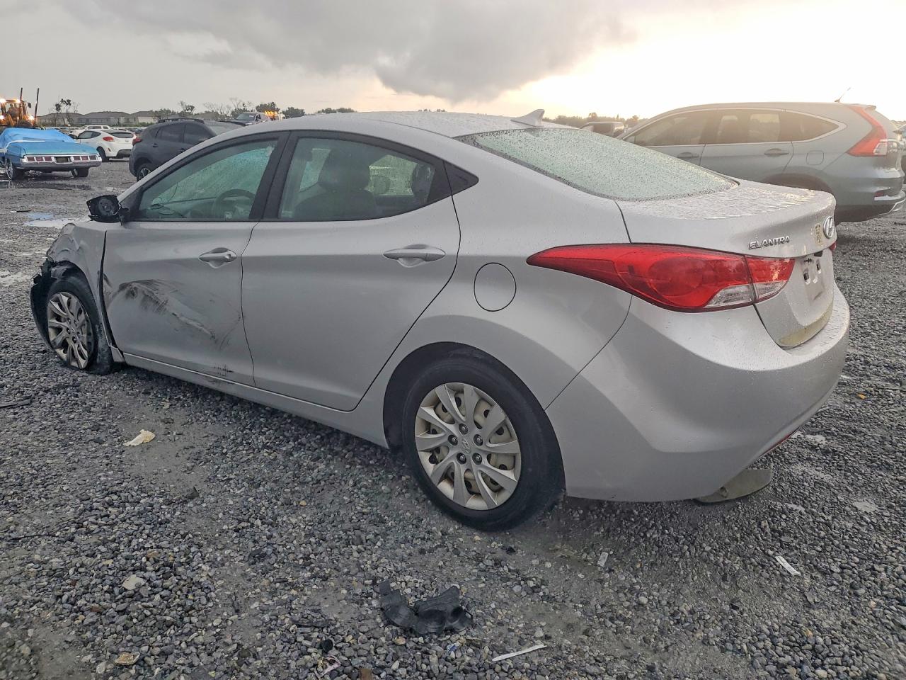 2012 Hyundai Elantra Gls Серебряный vin: KMHDH4AE8CU252082