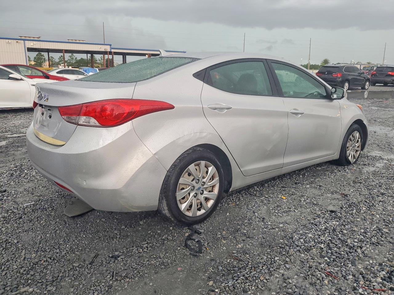 2012 Hyundai Elantra Gls Серебряный vin: KMHDH4AE8CU252082