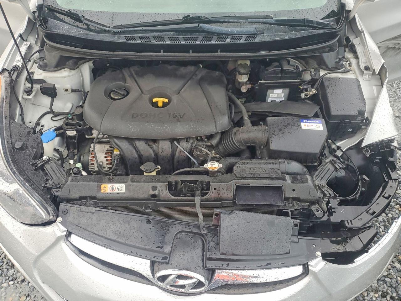 2012 Hyundai Elantra Gls Серебряный vin: KMHDH4AE8CU252082