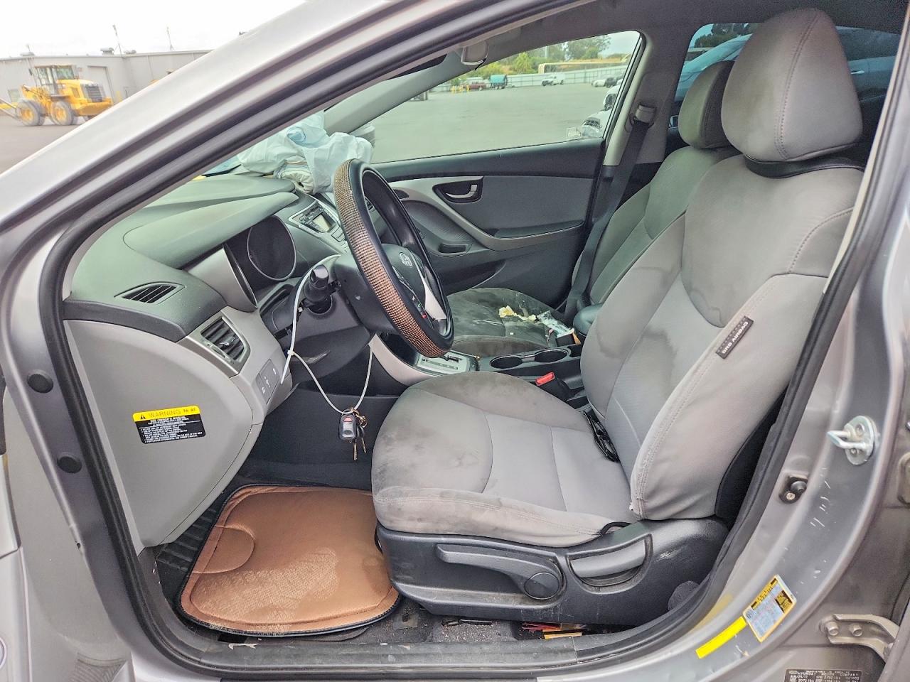 2012 Hyundai Elantra Gls Silver vin: KMHDH4AE8CU282392