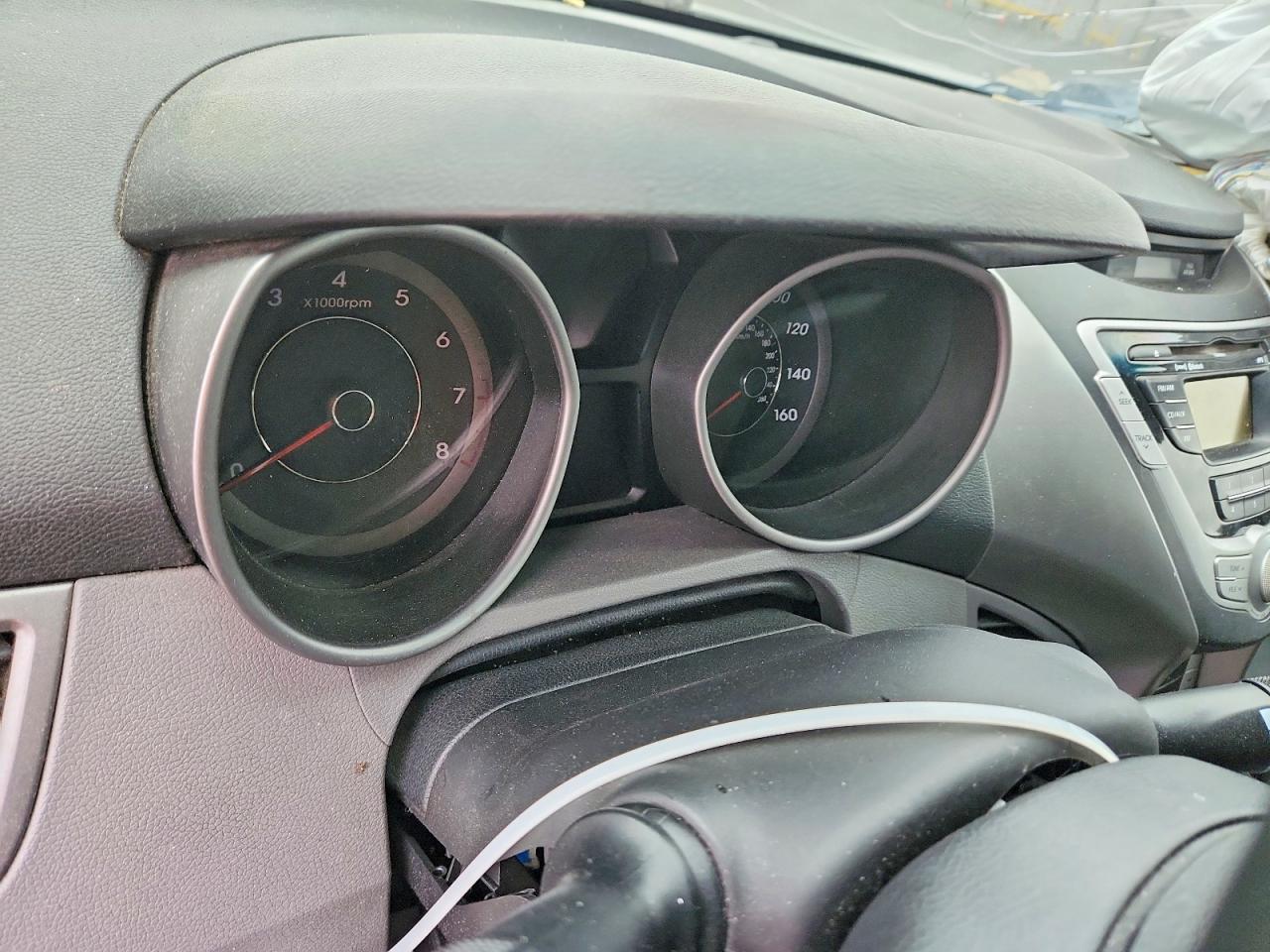 2012 Hyundai Elantra Gls Silver vin: KMHDH4AE8CU282392