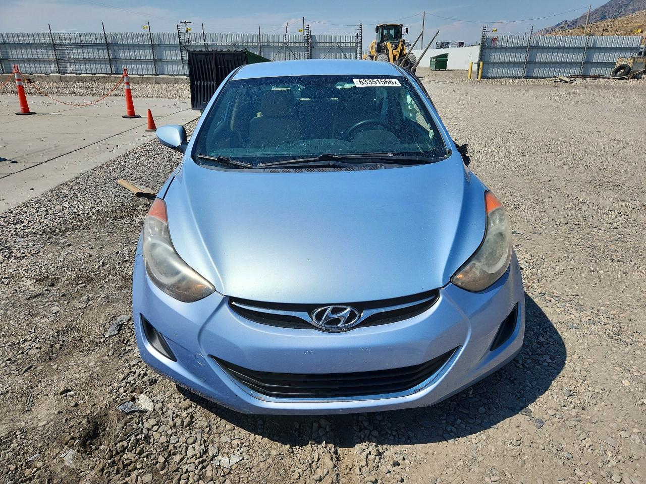 2012 Hyundai Elantra Gls Blue vin: KMHDH4AE8CU292002