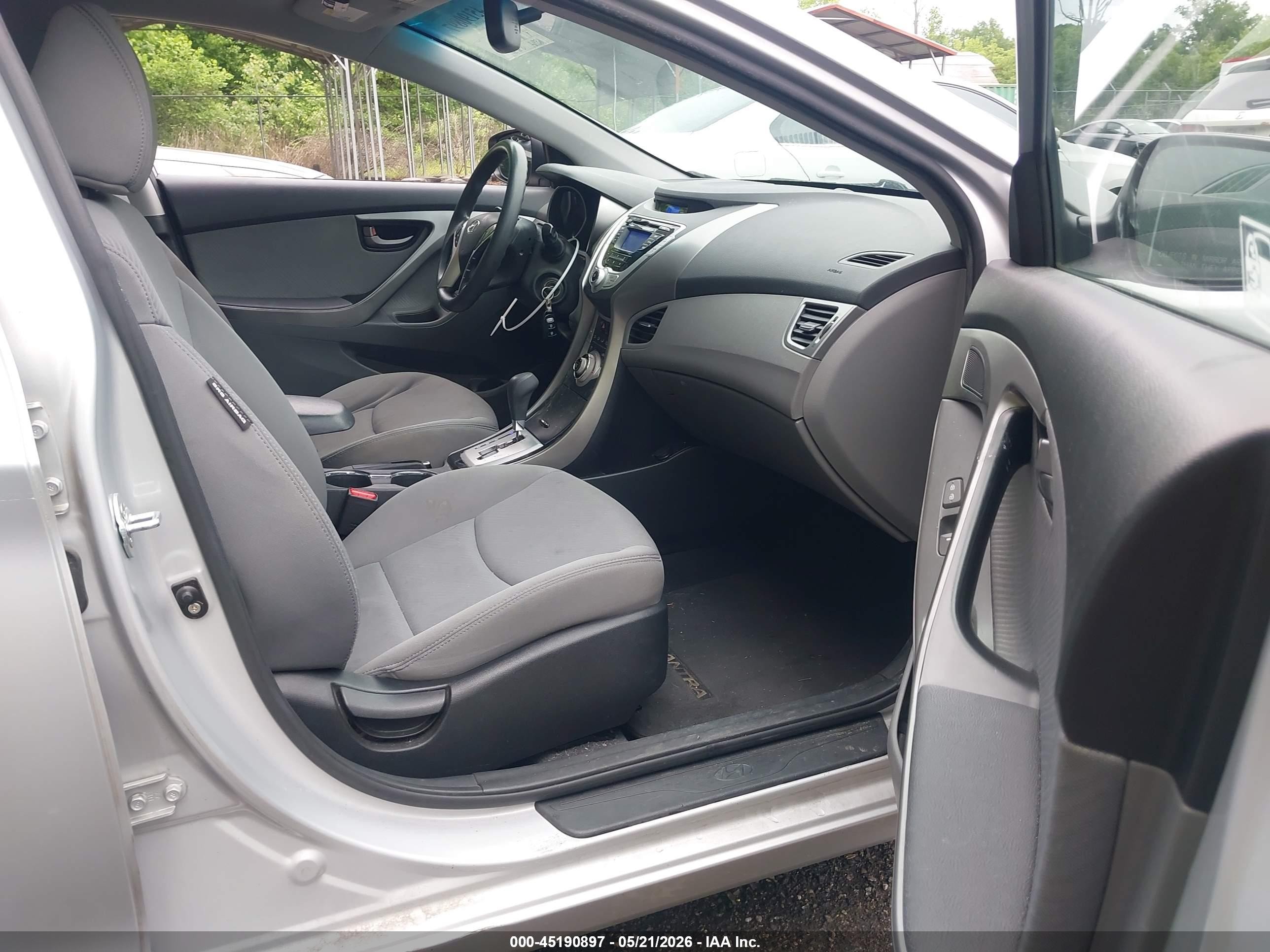 2012 Hyundai Elantra Gls (ulsan Plant) Silver vin: KMHDH4AE8CU298544