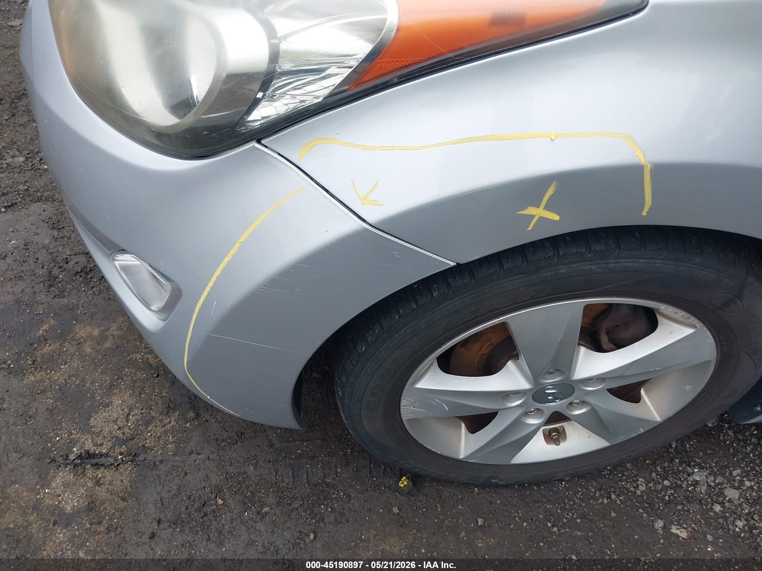 2012 Hyundai Elantra Gls (ulsan Plant) Silver vin: KMHDH4AE8CU298544