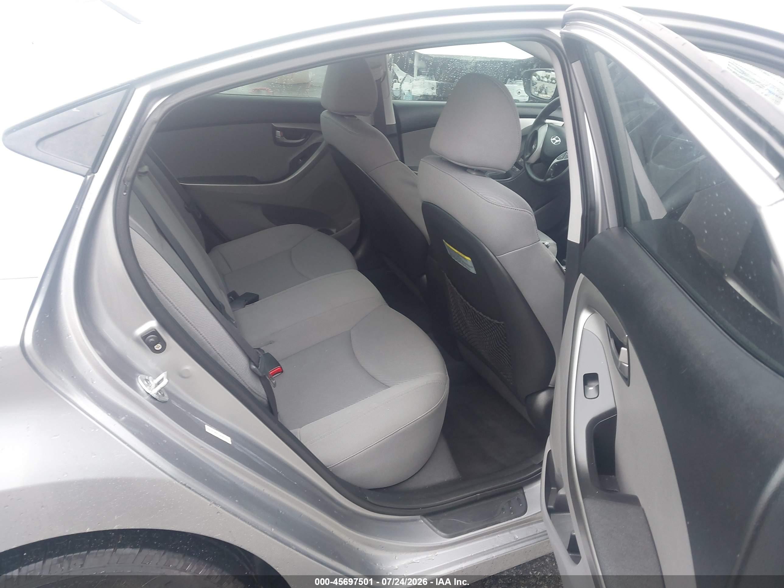 2012 Hyundai Elantra Gls (ulsan Plant) Серый vin: KMHDH4AE8CU299421