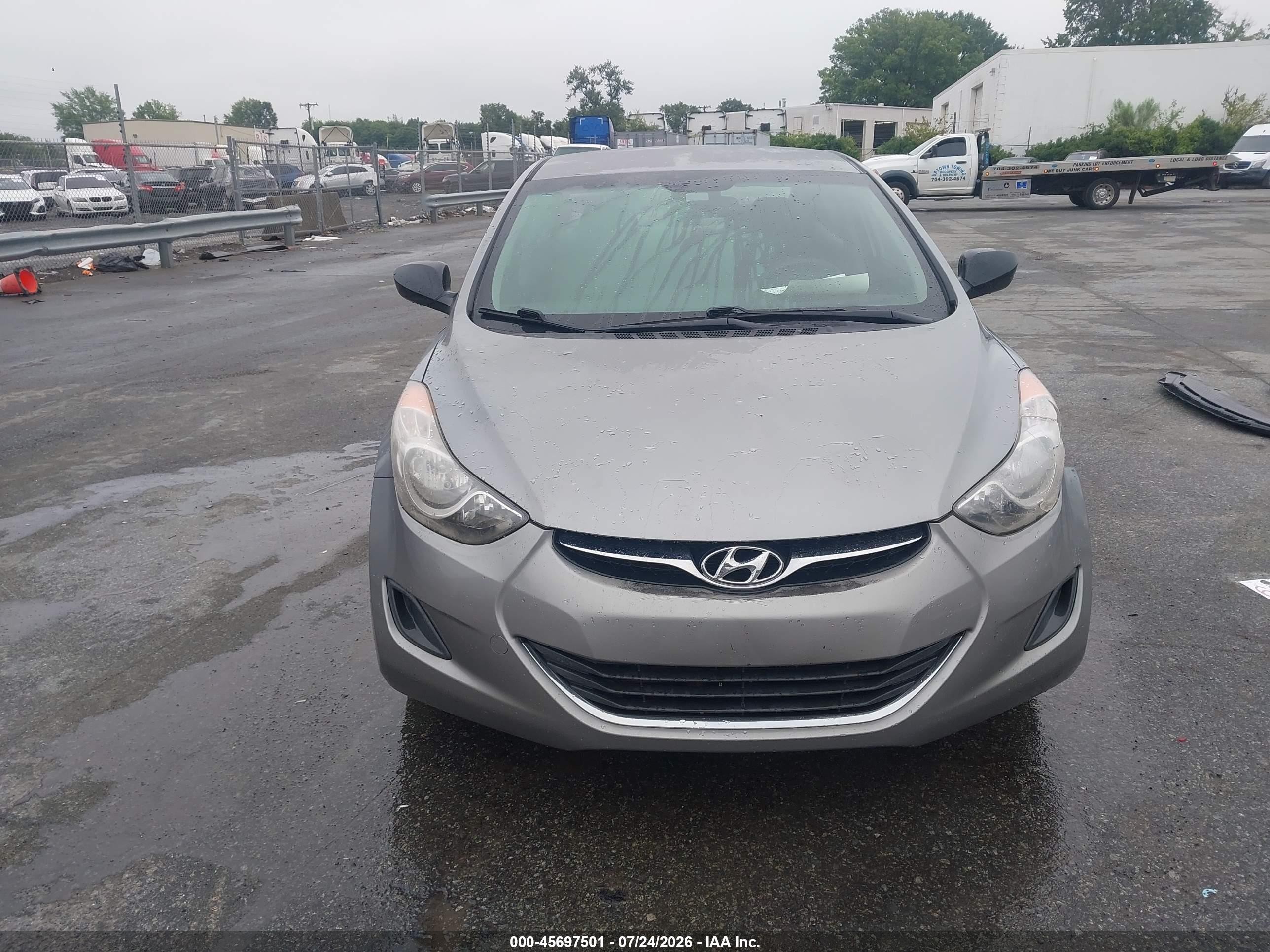 2012 Hyundai Elantra Gls (ulsan Plant) Серый vin: KMHDH4AE8CU299421
