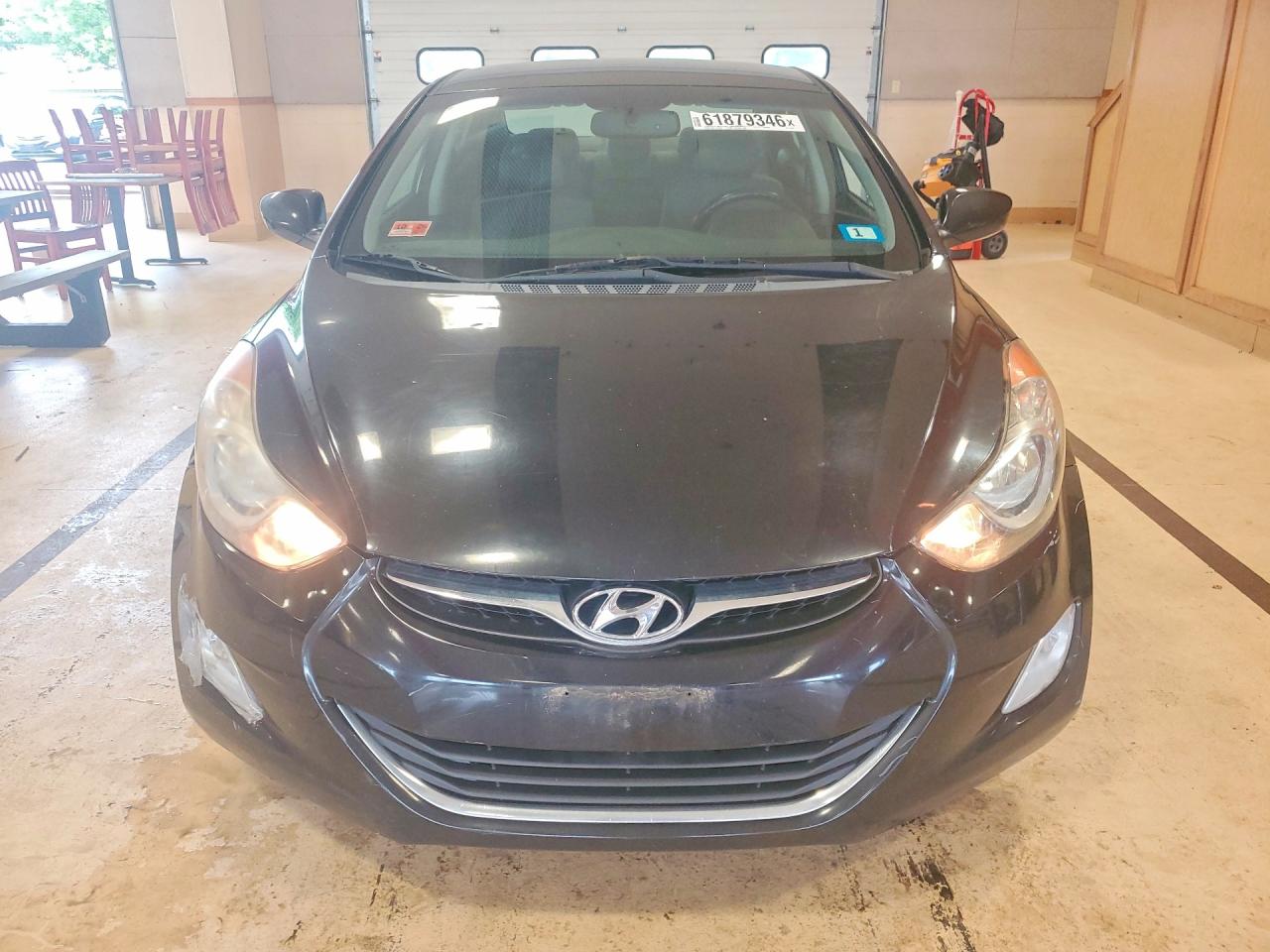2012 Hyundai Elantra Gls Black vin: KMHDH4AE8CU301300