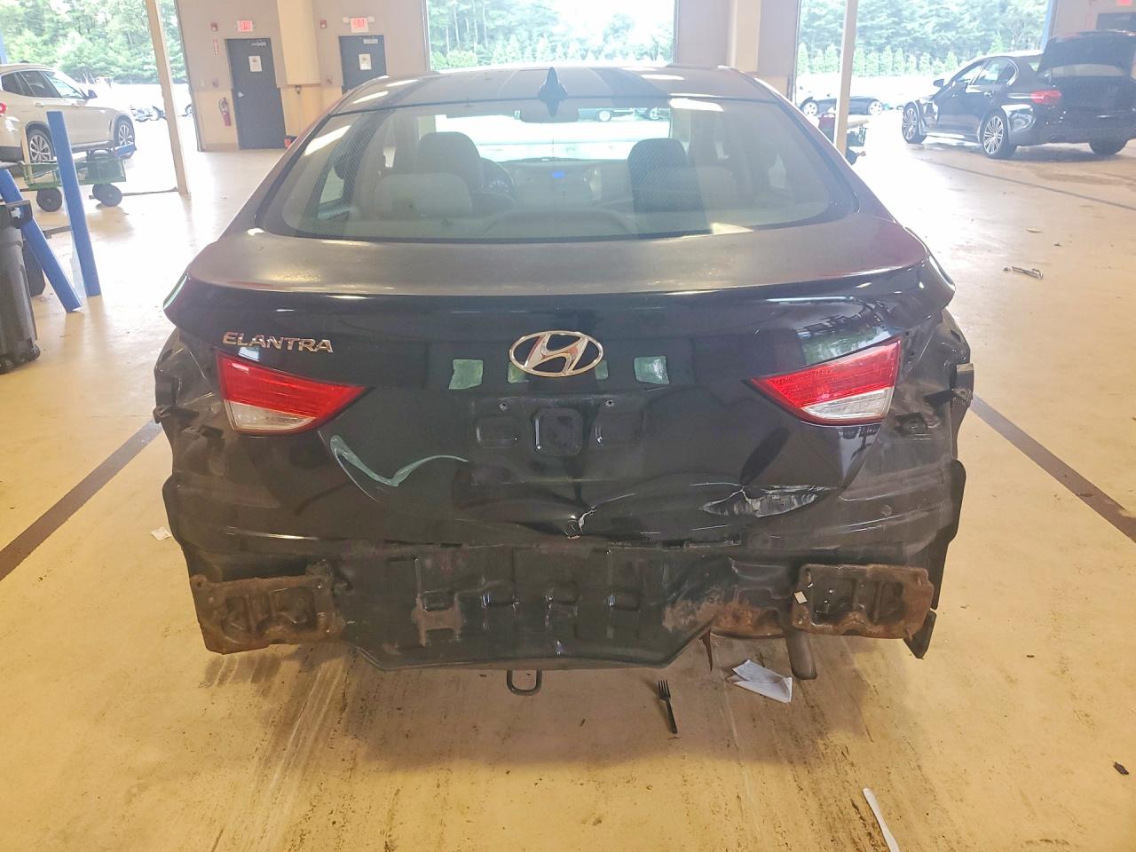 2012 Hyundai Elantra Gls Black vin: KMHDH4AE8CU301300