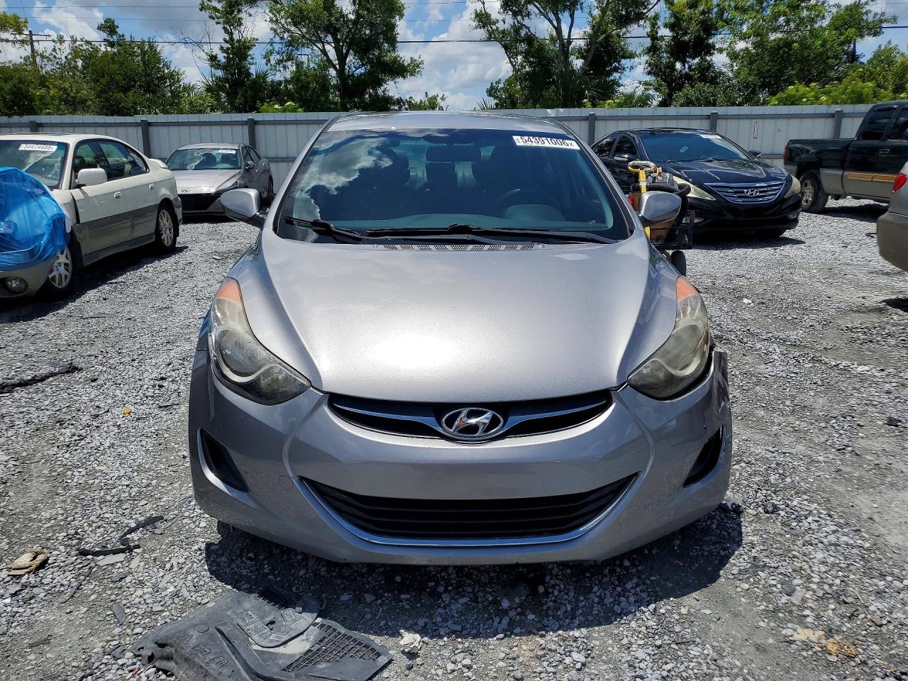 2012 Hyundai Elantra Gls Gray vin: KMHDH4AE8CU318856