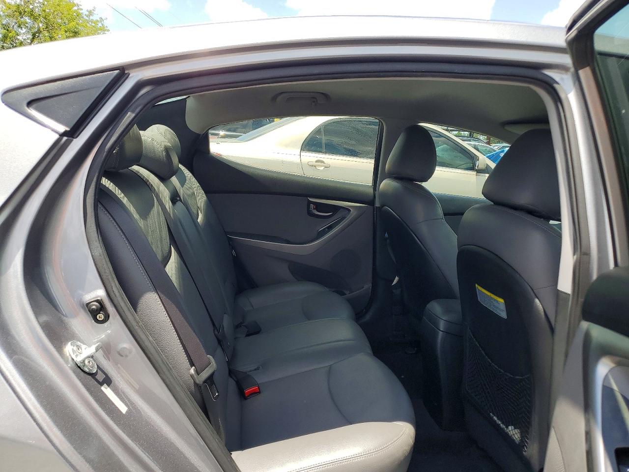 2012 Hyundai Elantra Gls Gray vin: KMHDH4AE8CU318856