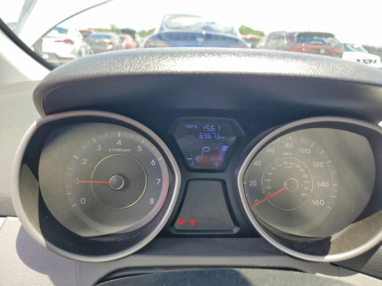 2012 Hyundai Elantra Gls Gray vin: KMHDH4AE8CU318856