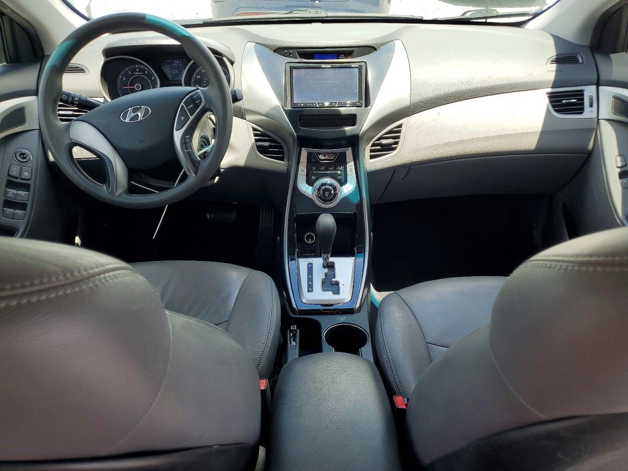 2012 Hyundai Elantra Gls Gray vin: KMHDH4AE8CU318856