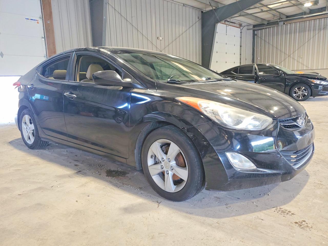2012 Hyundai Elantra Gls Black vin: KMHDH4AE8CU324544