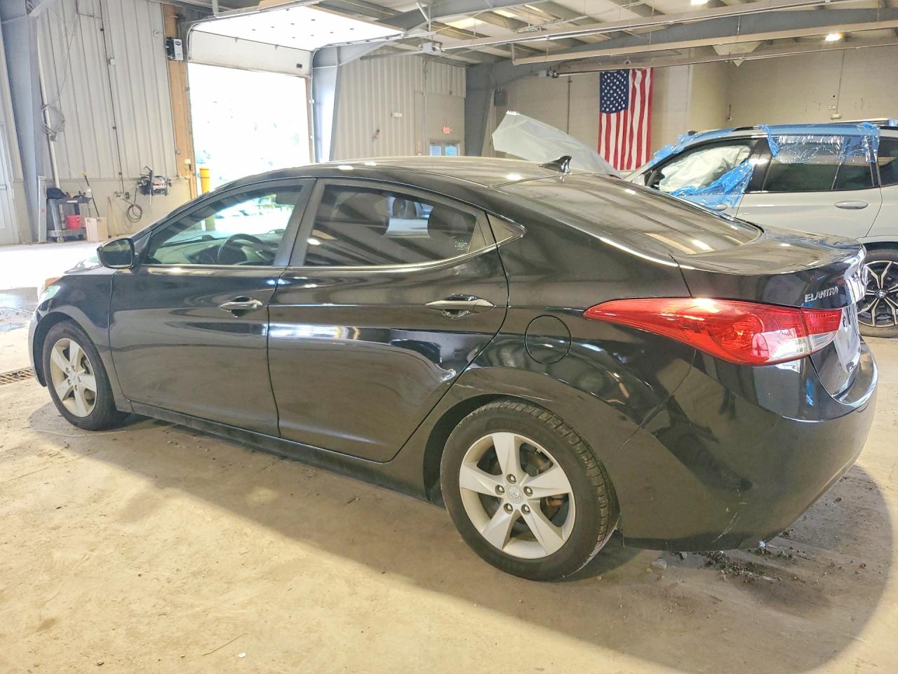 2012 Hyundai Elantra Gls Black vin: KMHDH4AE8CU324544