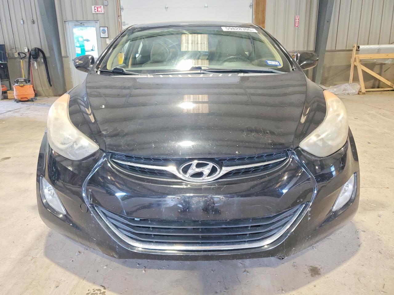 2012 Hyundai Elantra Gls Black vin: KMHDH4AE8CU324544