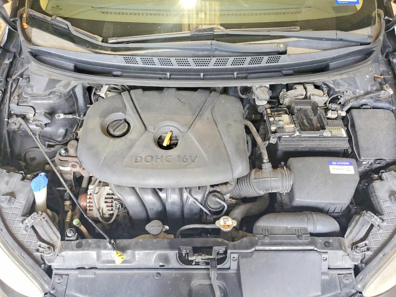 2012 Hyundai Elantra Gls Black vin: KMHDH4AE8CU324544