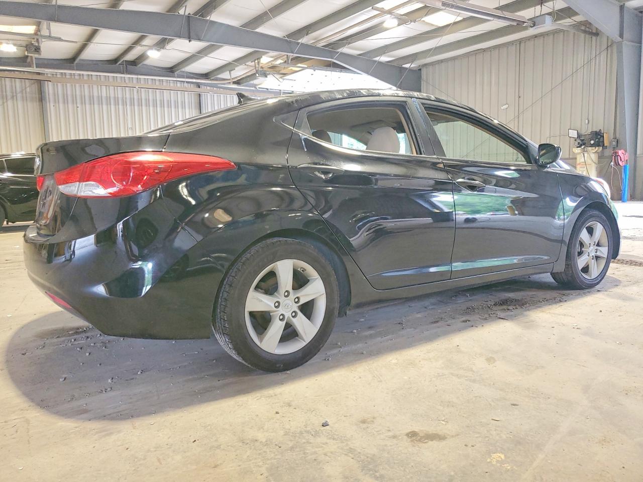 2012 Hyundai Elantra Gls Black vin: KMHDH4AE8CU324544