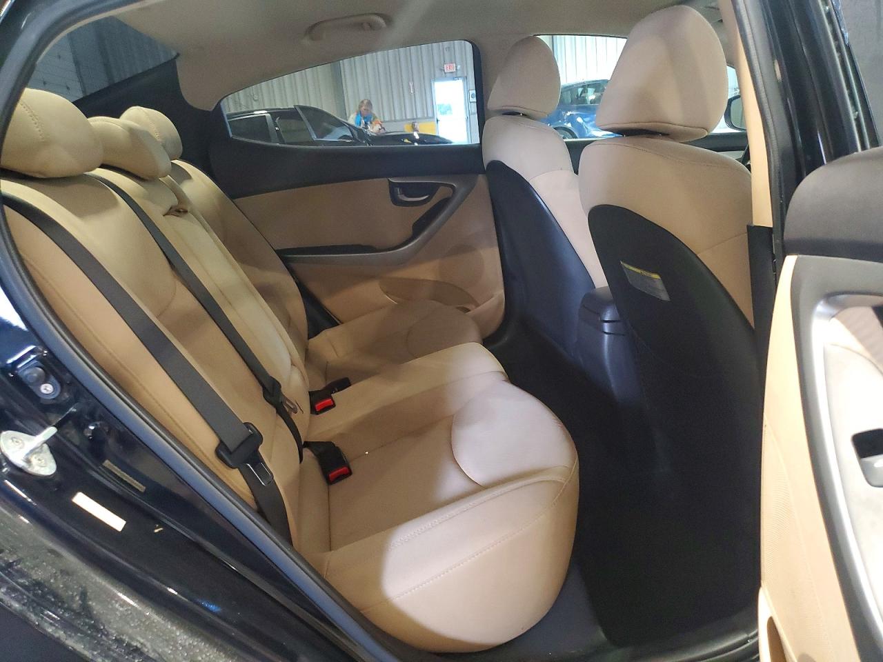 2012 Hyundai Elantra Gls Black vin: KMHDH4AE8CU324544