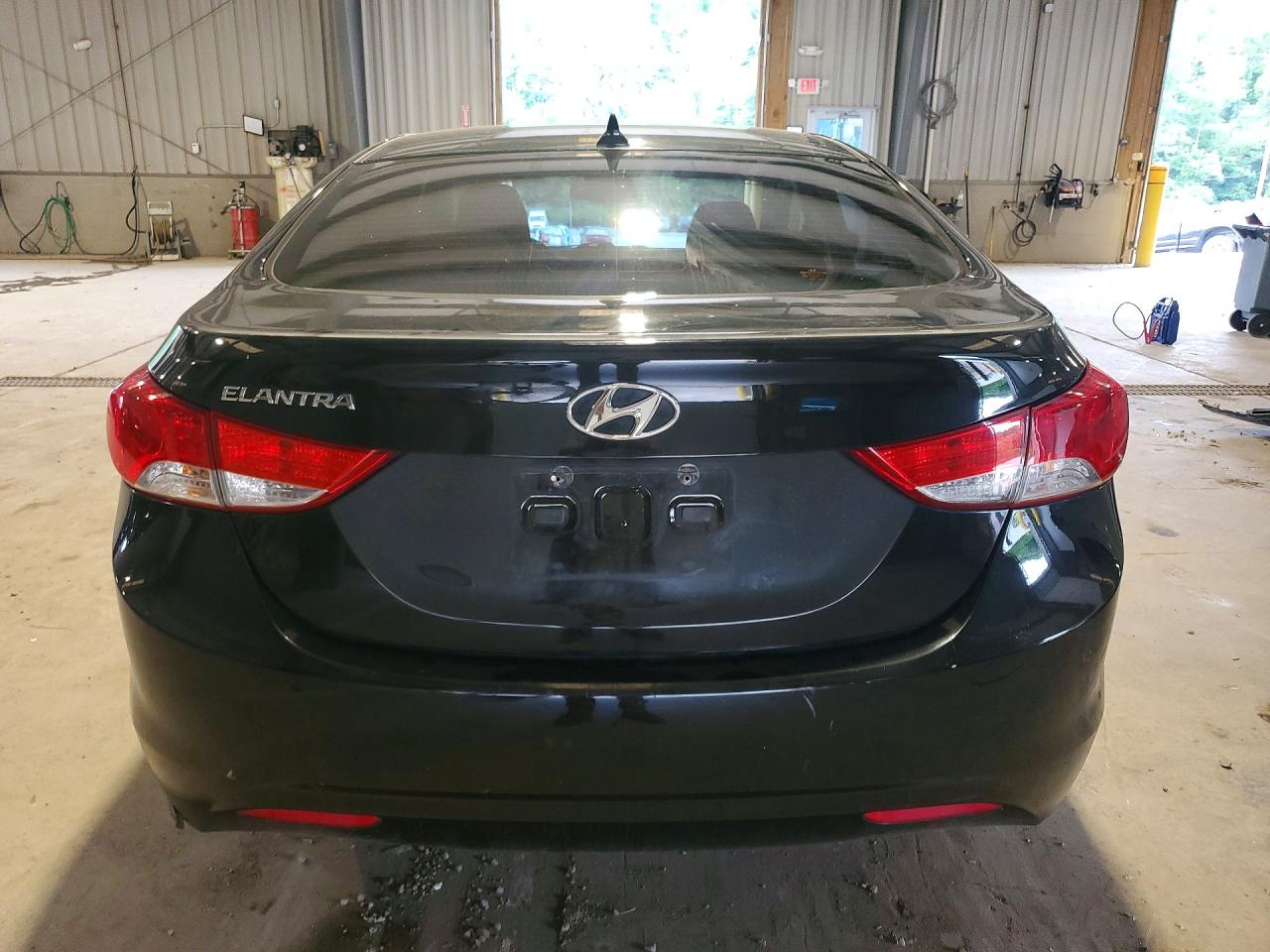 2012 Hyundai Elantra Gls Black vin: KMHDH4AE8CU324544