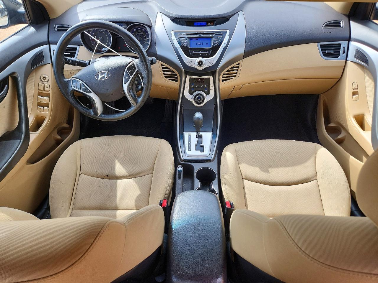 2012 Hyundai Elantra Gls Black vin: KMHDH4AE8CU338461