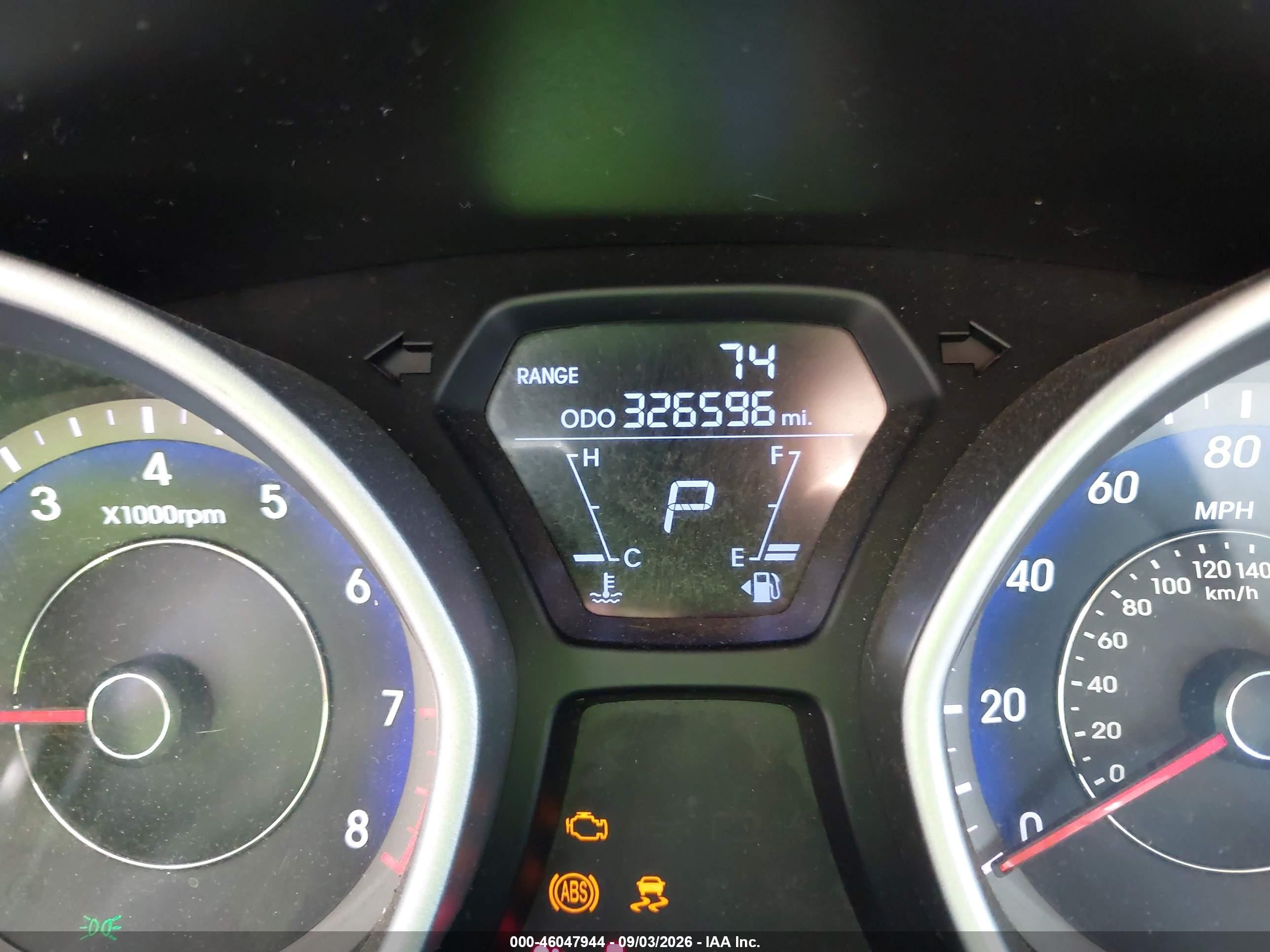2012 Hyundai Elantra Gls (ulsan Plant) Silver vin: KMHDH4AE8CU345362