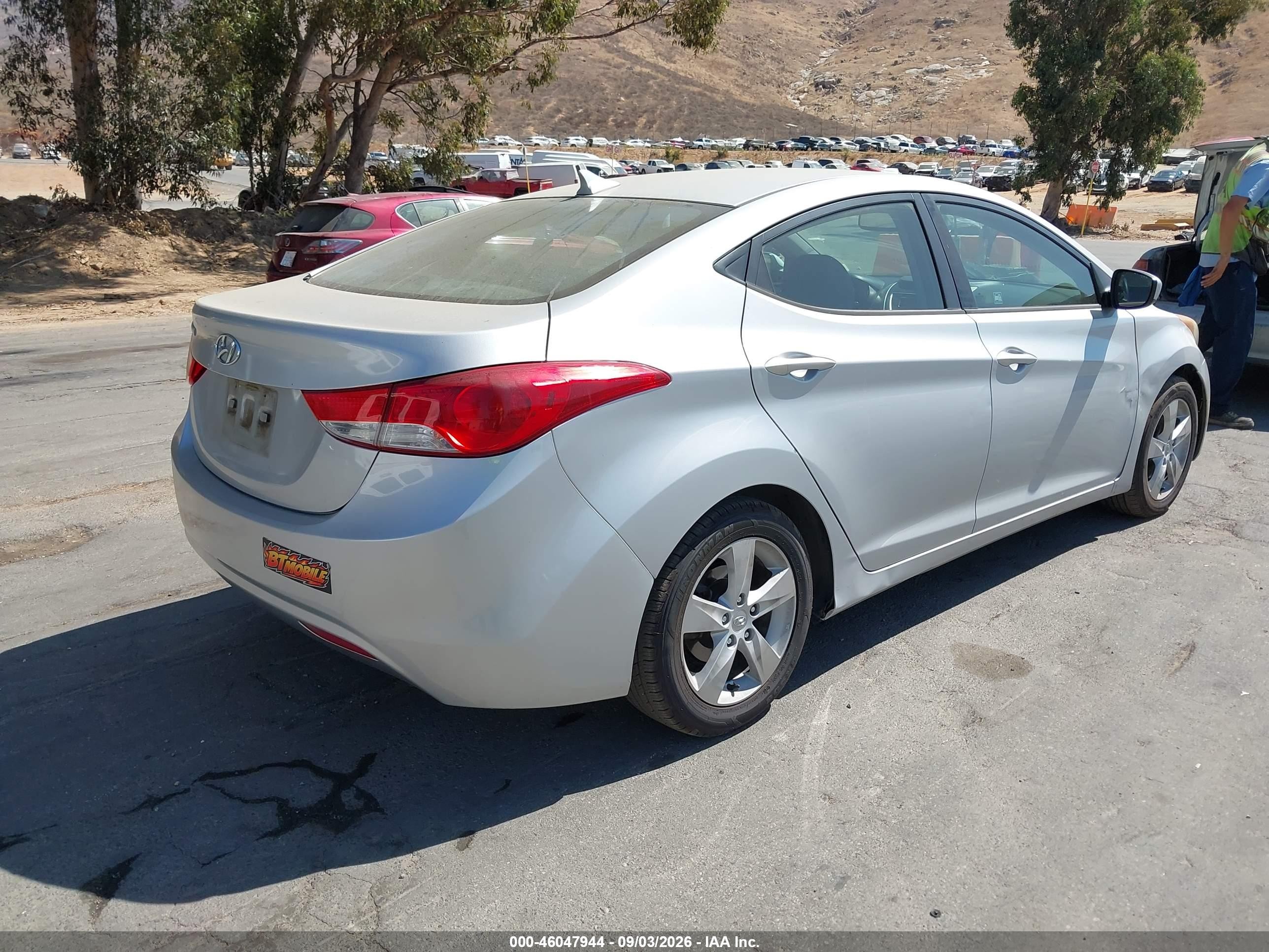 2012 Hyundai Elantra Gls (ulsan Plant) Silver vin: KMHDH4AE8CU345362