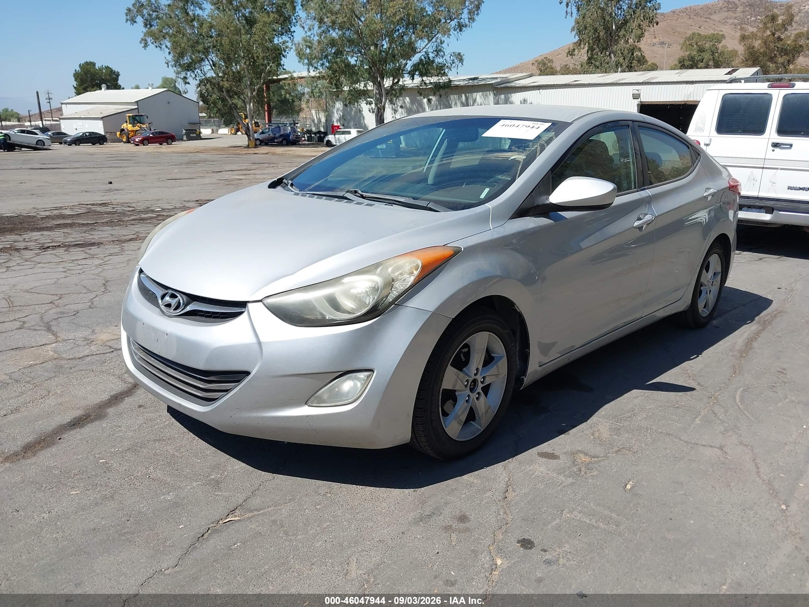 2012 Hyundai Elantra Gls (ulsan Plant) Silver vin: KMHDH4AE8CU345362