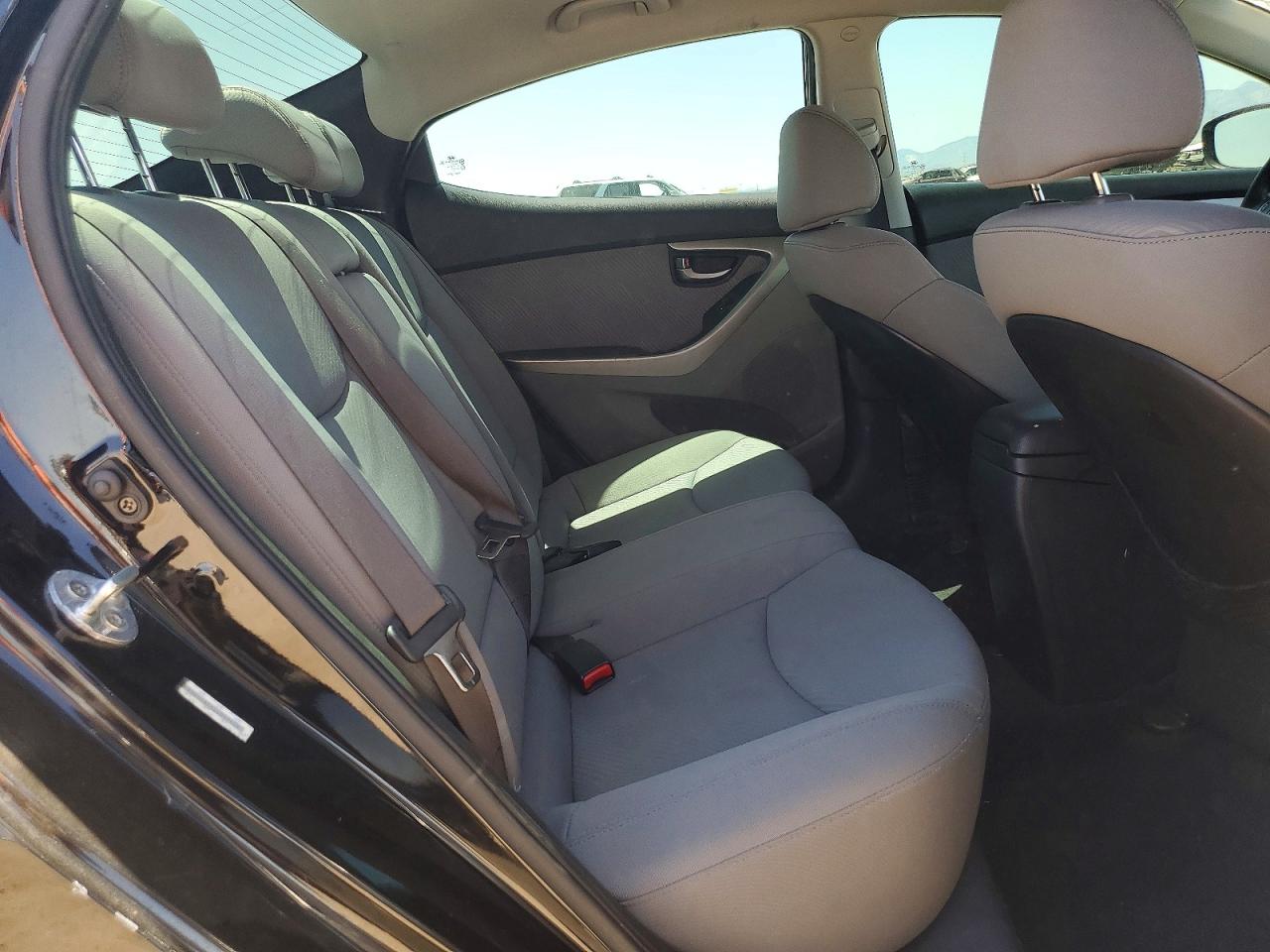 2012 Hyundai Elantra Gls Black vin: KMHDH4AE8CU352408