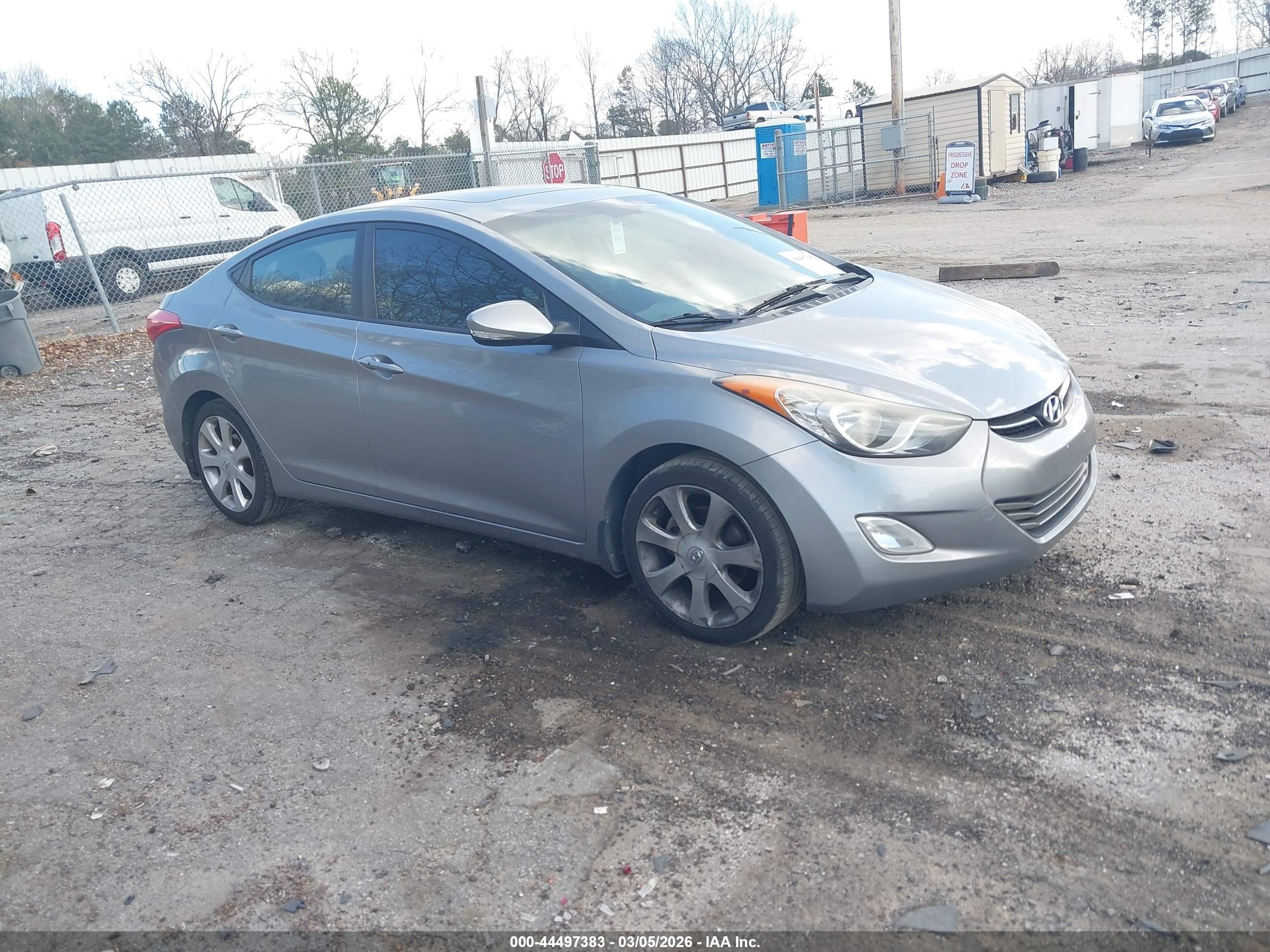 2012 Hyundai Elantra Limited (ulsan Plant) Silver vin: KMHDH4AE8CU365613