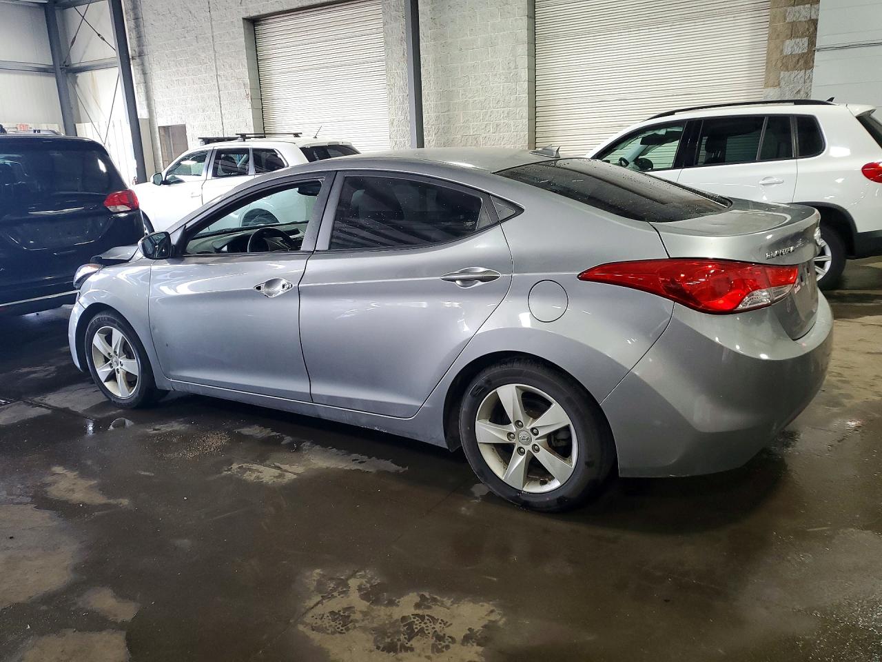2012 Hyundai Elantra Gls Silver vin: KMHDH4AE8CU375347