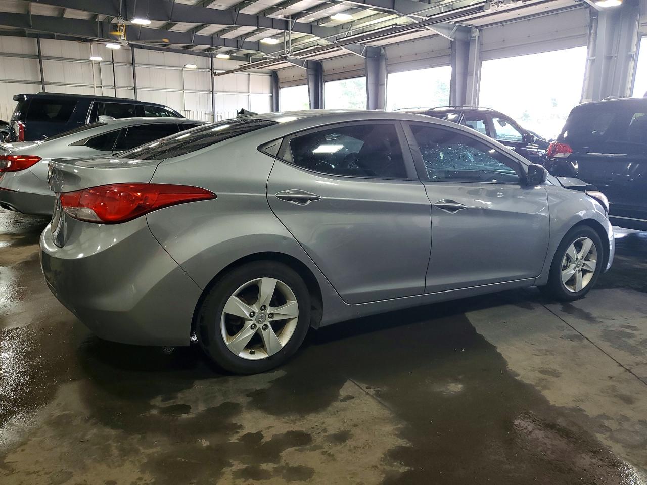 2012 Hyundai Elantra Gls Silver vin: KMHDH4AE8CU375347