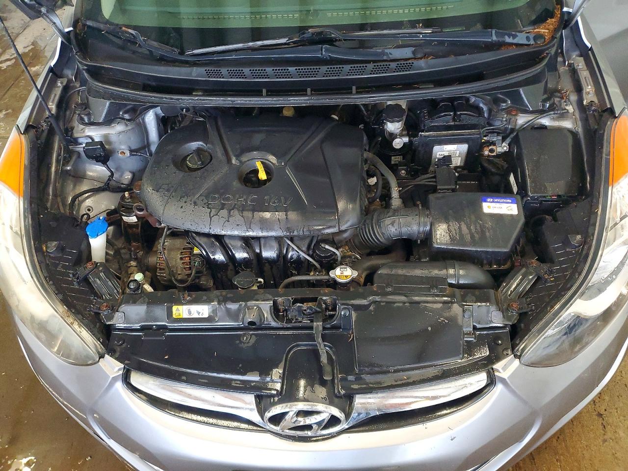 2012 Hyundai Elantra Gls Серебряный vin: KMHDH4AE8CU387921