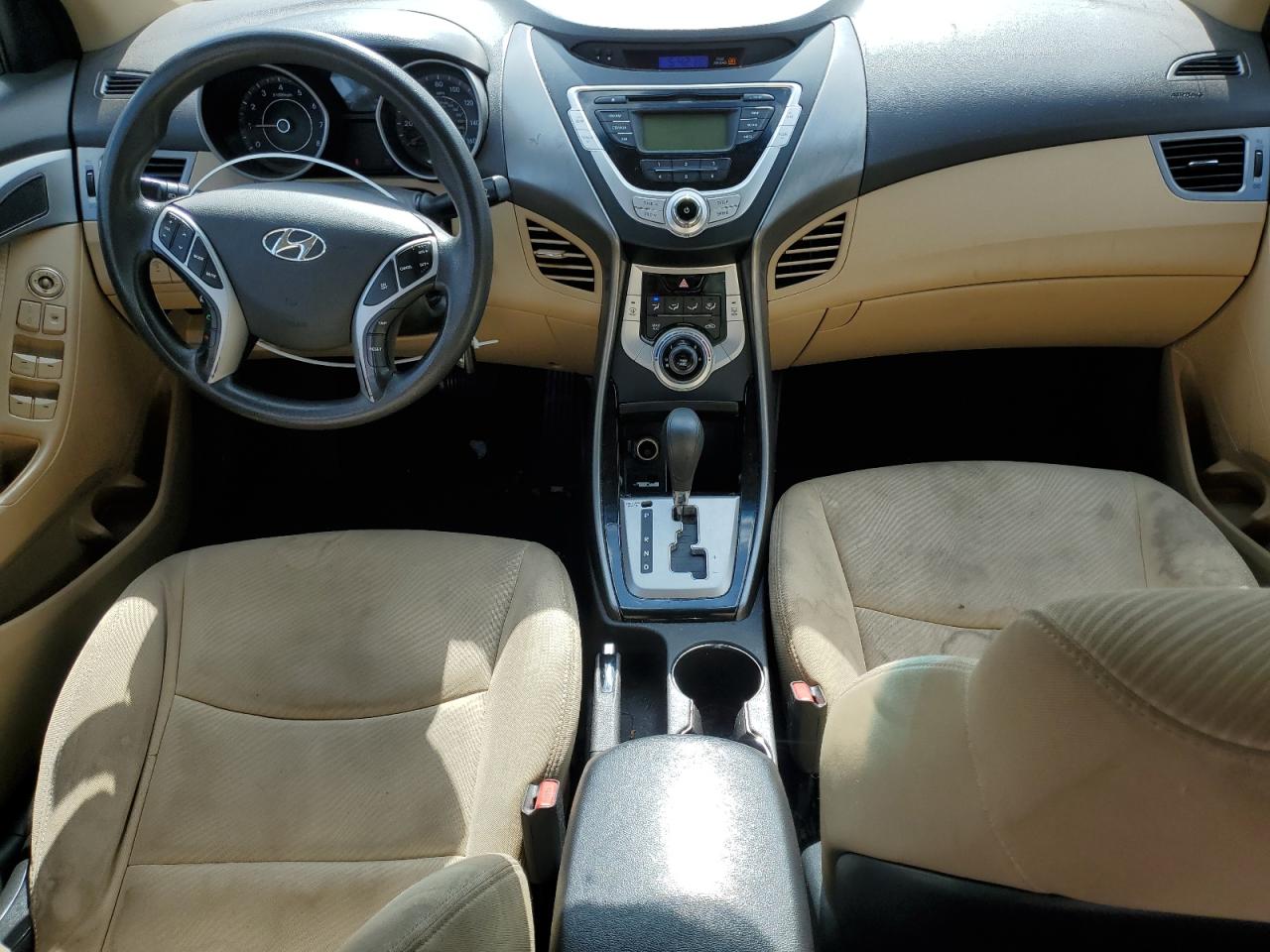 2012 Hyundai Elantra Gls Blue vin: KMHDH4AE8CU392567