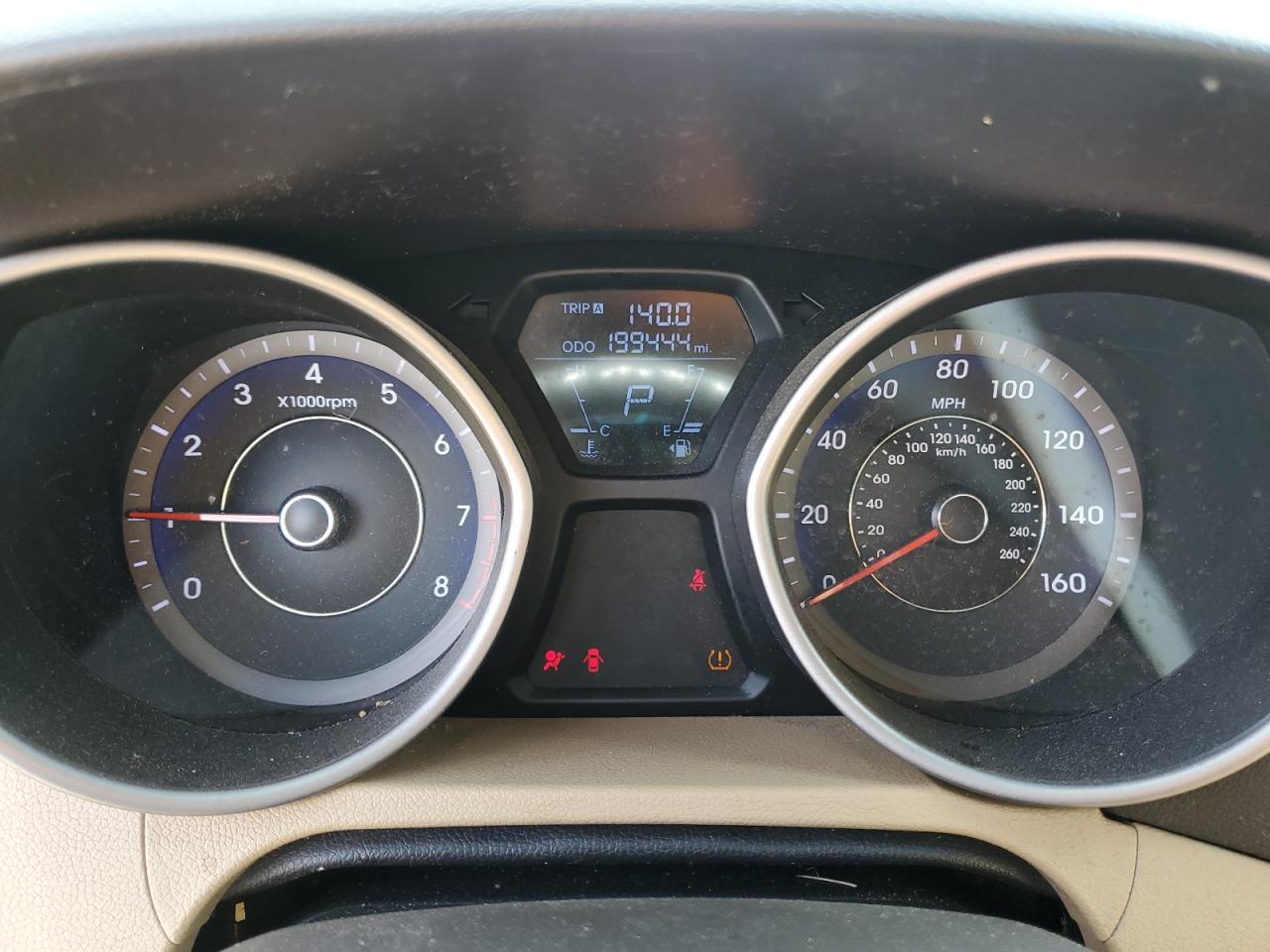 2012 Hyundai Elantra Gls Blue vin: KMHDH4AE8CU392567