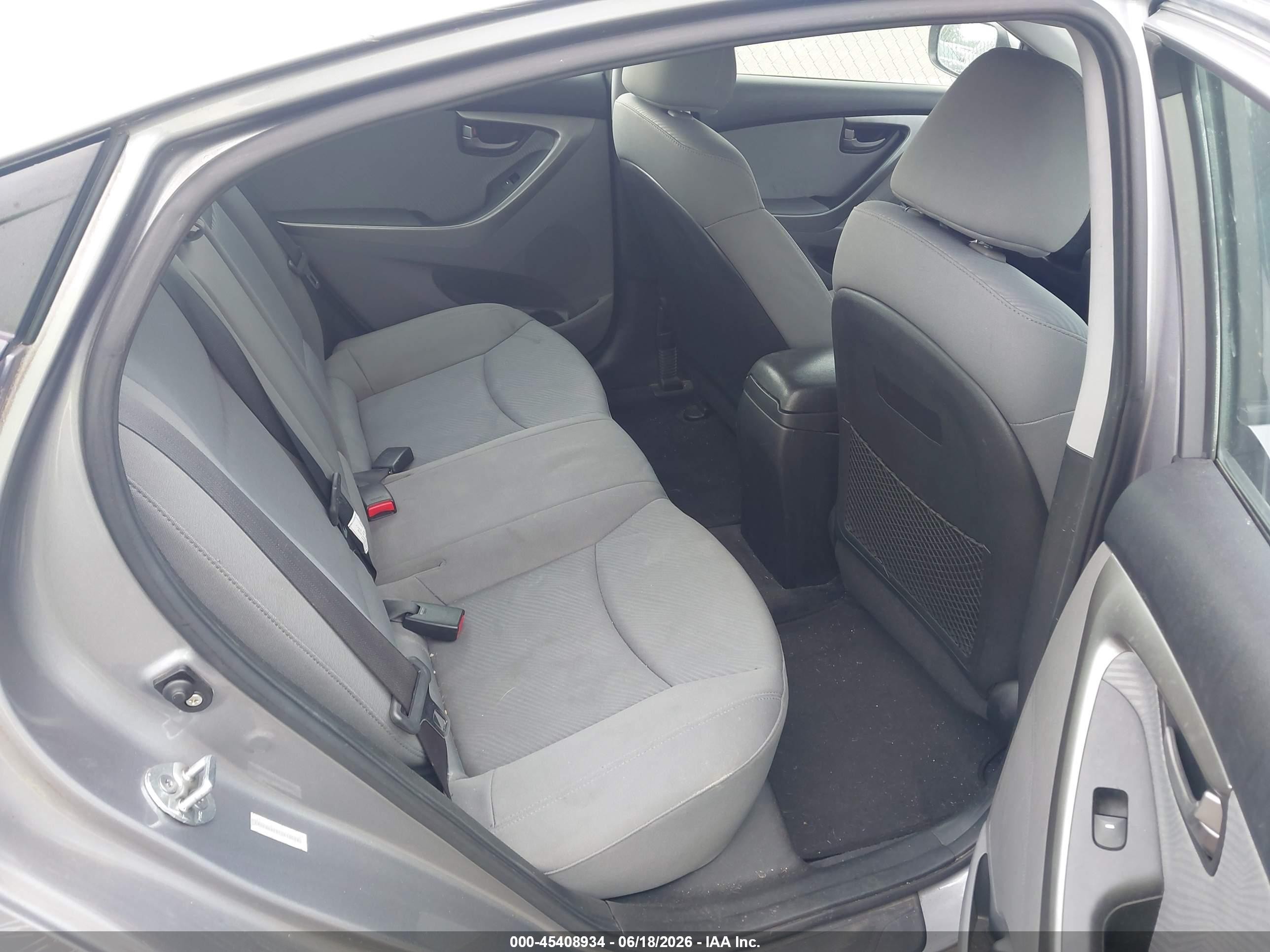 2012 Hyundai Elantra Gls (ulsan Plant) Gray vin: KMHDH4AE8CU413059