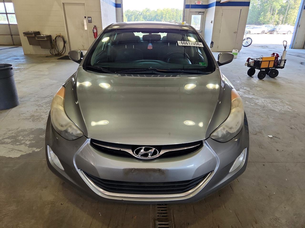 2012 Hyundai Elantra Gls Gray vin: KMHDH4AE8CU413109