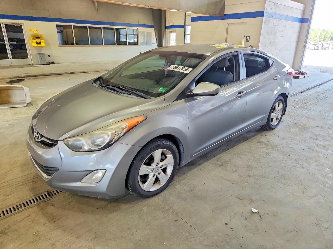 2012 Hyundai Elantra Gls Gray vin: KMHDH4AE8CU413109