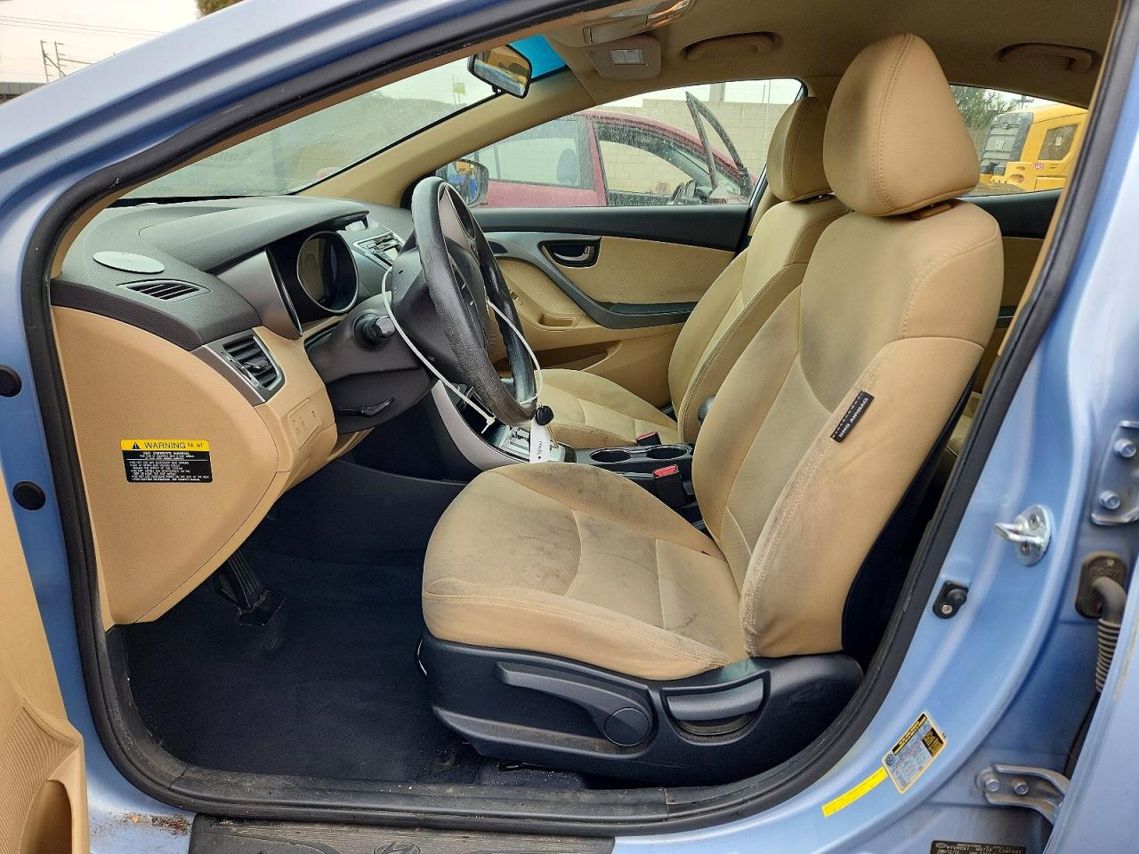2012 Hyundai Elantra Gls Blue vin: KMHDH4AE8CU424692